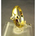 Zlatý dámsky prsteň so zirkónom žlté zlato DP52261Z