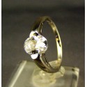 Zlatý dámsky prsteň biele zlato DP57287/2B