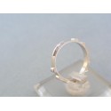 Zlatý prsteň ruženec biele zlato kamienky VP50214B 585/1000 2,14g