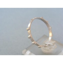 Zlatý prsteň ruženec biele zlato VP67248B