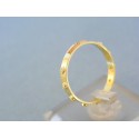 Zlatý prsteň ruženec dvojfarebné zlato zirkóny VP57178V