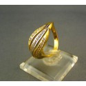 Zlatý prsteň s kamienkami VP58381