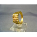 Zlatý pánsky prsteň pečatný viacfarebné zlato VP64703V