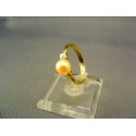 Zlatý dámsky prsteň s perlou kultivovanou VP54210