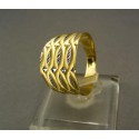 Zlatý prsteň elegantný viacfarebné zlato VP58321V