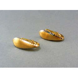 Zlaté náušnice z dvojfarebného zlata VA345