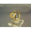 Zlatý prsteň dámsky žlté biele zlato VP57306V