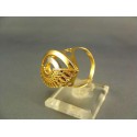 Zlatý prsteň dámsky so vzorom viacfarebné zlato VP63615V