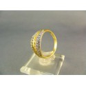 Zlatý prsteň dámsky so zirkónom viacfarebné zlato VP56370V