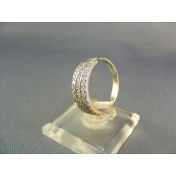 Zlatý prsteň biele zlato VP54465B