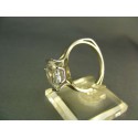 Zlatý prsteň so zirkónom biele zlato VP62533B