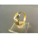Zlatý dámsky prsteň gravirovany DP57208V