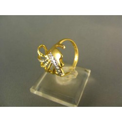 Zlatý prsteň netradičný viacfarebné zlato DP55378V