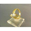 Zlatý prsteň netradičný žlté zlato DP55495Z