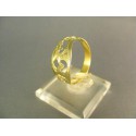 Zlatý prsteň jemne zdobený žlté zlato DP61206Z