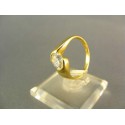 .Zlatý prsteň so zirkónom žlté zlato DP52320Z