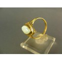.Zlatý prsteň ozdobený opalom žlté zlato DP59334Z