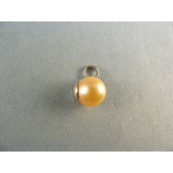 Zlatý prívesok s perlou biele zlato VI125Z