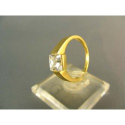 Zlatý prsteň elegantný tvar žlté zlato VP53309Z