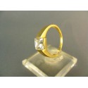 Zlatý prsteň elegantný tvar žlté zlato VP53309Z