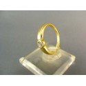 Zlatý prsteň so zirkónom žlté zlato VP50214Z