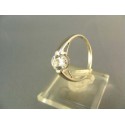 Zlatý dámsky prsteň biele zlato DP57266B