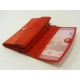 Dámska peňaženka kožená červená farba VGALANA097R