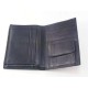 Pánska peňaženka kožená čierna VTONY