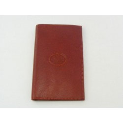 Pánska peňaženka kožená červeno-hneda farba VTONY2