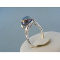 Strieborný prsteň dámsky krásna perla DPS58326