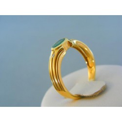 Zlatý prsteň dámsky žlté zlato diamanty VP59420Z 585/1000 4,20g