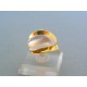 Zlatý dámsky prsteň dvojfarebné zlato DP56650V
