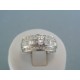 Strieborný dámsky prsteň široký zirkóny DPS57738