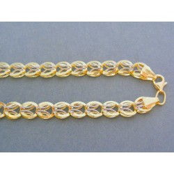 Zlatá retiazka náhrdelnik žlté biele zlato VR45944V