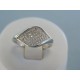 Strieborný dámsky prsteň posiaty kamienkami VPS54295