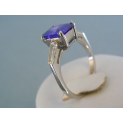Dámsky prsteň farebný zirkón ch. oceľ VPO60401