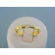 Zlatý prsteň ruženec žlté biele zlato DP65373V