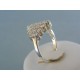 Strieborný dámsky prsteň posiaty kamienkami DPS58508