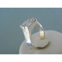 Strieborný dámsky prsteň trblietavé kamienky VPS57834