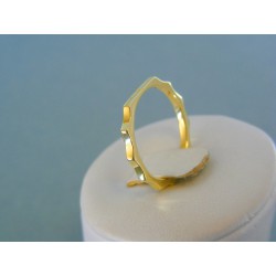 Zlatý prsteň ruženec žlté zlato DP55221Z 585/1000 2,21g