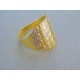 Zlatý dámsky prsteň žlté biele zlato vzorovaný DP60266V