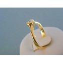 Zlatý dámsky prsteň s diamantom žlté zlato VP62443Z 14 karátov 585/1000 3,80g