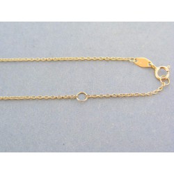 Zlatá dámska retiazka náhrdelnik žlté zlato VR45518Z 14 karátov 585/1000 5.18g