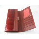 Dámska kožená peňaženka červená farba V02-14Rosso