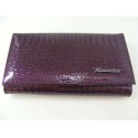 Dámska kožená peňaženka fialová V01-03