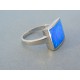 Strieborný dámsky prsteň kameň modrý opál VPS62557 925/1000 5.57g