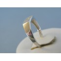Strieborný dámsky prsteň číre kamienky DPS54201 925/1000 2.01g
