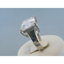 Dámsky prsteň veľký zirkón ch. oceľ DPO571037 316L 10.37g