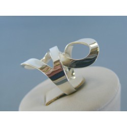 Strieborný dámsky prsteň zaujímavy tvar VPS50432 925/1000 4.32g