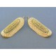 Zlaté dámske náušnice žlté zlato vzorované VA671Z 14 karátov 585/1000 6.71g